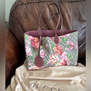 Gucci Blooms Reversible Tote Bag